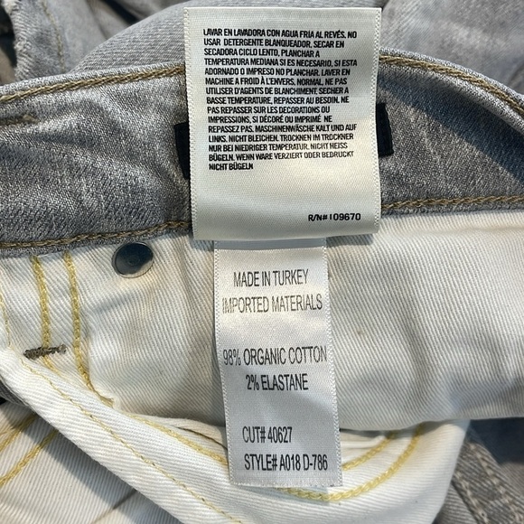 Agolde Jeans Sophie High Rise Crop Distressed Skinny Size 27 - Picture 16 of 16